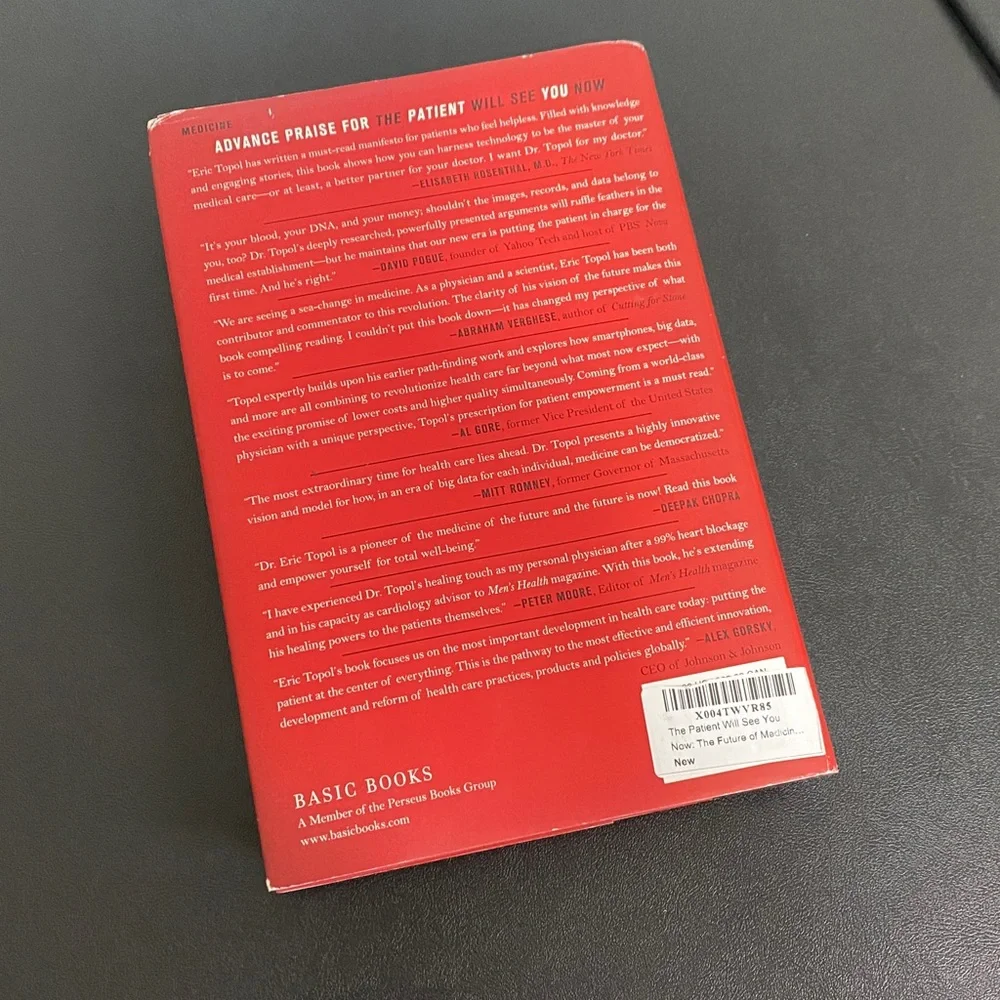 Book: The Patient Will See You Now The future of medicine is in your hands